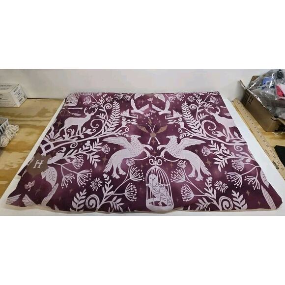 Pottery Barn Teen Harry Potter Patronus Damask Duvet Cover Twin Flaws - Picture 1 of 13